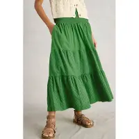 White Stuff Marissa Broderie Maxi Skirt Bright Green Taglia: 18 REGULAR | Maxi gonne Outlet | Donna | Verde