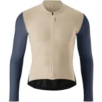 Gonso Sitivo Jersey Longsleeve Maglietta da ciclismo Uomo (S, beige)