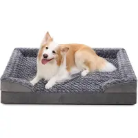 Merkloos Cuccia ortopedica per cani, realizzata con memory foam e rivestimento removibile