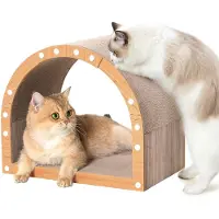 Merkloos Arredo multifunzionale per gatti, 3 in 1, con area relax e giochi
