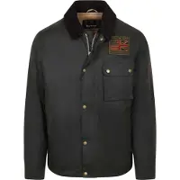 Barbour - Giacca cerata autentica - B.Intl Workers Wax Jacket Sage per Uomo in Cotone - Taglia L - Verde
