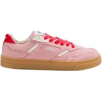 MoEa - Chaussures en biomatériaux - Origin Low Pink Suede & Beige Apple per Donne in Cotone - Taglia 40 - rosso