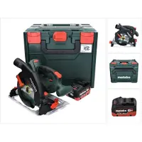 Metabo KS 18 LTX 57 Sega circolare a batteria 18V / 165 + 1x Batteria 10,0 Ah + Valigetta metaBOX - senza caricabatterie