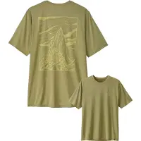 Patagonia Cap Cool Daily Shirt Cloud Crag Maglia funzionale Uomo (M, olivia)