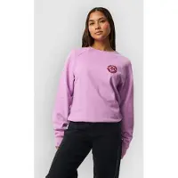 Rip Curl Women's Surf Puff Raglan Relaxed Crew Maglione Donna (S, fuchsia)