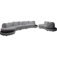 Xl Moebel Gmbh Luxus Wohn Eck Leder Garnitur Landschaft Polster XXL Big Sofa Couch U-Form Ecke