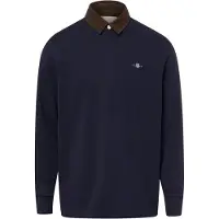 Gant Rugger Shield Polo Corduroy Navy Blu Blu scuro taglia