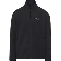 Jack Wolfskin Taunus 300 Jacket Giacca in pile Uomo (S, nero/grigio)