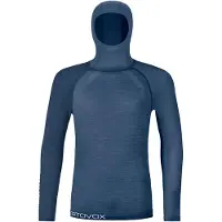 Ortovox 120 Comp Light Hoody Intimo lana merinos Uomo (XXL, blu)