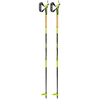 LEKI - Bastoncini da sci nordico - Mezza Train in Alluminio - Taglia 130 cm - Giallo