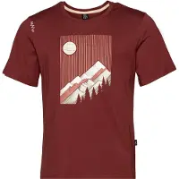 Chillaz Bozen Sunny Mountains T-shirt Uomo (L, rosso)