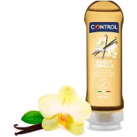 CONTROL LUBES Sweet Vanilla Gel Massaggio 2 in 1 Lubrificante Intimo con Effetto Caldo e Aroma di Vaniglia Idratante Ipoallergenico Made in Italy Compatibile con Preservativi e Sex Toys