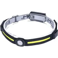 EDM Lampada Frontale Rechargeable Led 3w + 5w