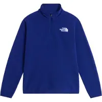 The North Face Teen's Glacier 1/4 Zip Pullover Pullover in pile Bambini (M, blu)