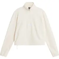 The North Face Women's Novelty Logo Glacier 1/4 Zip Pullover in pile Donna (L, bianco)