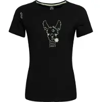 Chillaz Women's Valencia Happy Alpaca T-shirt Donna (34, nero)