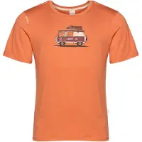 Chillaz Bozen Climber's Life T-shirt Uomo (S, arancione)