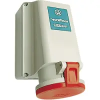 Walther Werke WALTHER Presa CEE 5p 63A 6h 400V/rt IP44 con montaggio esterno