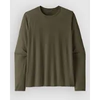 Patagonia Long-Sleeved Capilene Cool Trail Shirt Maglia funzionale Uomo (M, marrone)