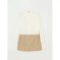 Fendi Abito in cotone con motivo monogram