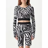 Versace Jeans Couture Top crop zebrata