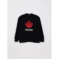 Dsquared2 Felpa girocollo in cotone con logo