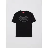 Diesel T-shirt in cotone con maxi logo