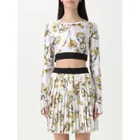 Versace Jeans Couture Top crop con stampa barocca