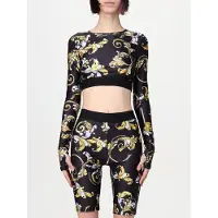 Versace Jeans Couture Top crop con stampa barocca