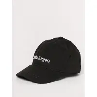 Palm Angels Cappello in cotone con logo ricamato