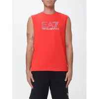 EA7 Canotta in cotone con logo stampato