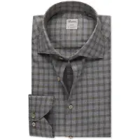 Stenströms Slimline/90, Rc Cuff Grey Check Taglia: XL | Camicie Business Outlet | Uomo | Grigio