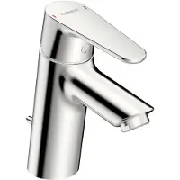 Hansa Miscelatore lavabo VANTIS 5240 Set di scarico con tirante 109 mm cromato, 1 pz.