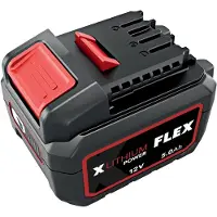 Flex Akku-Pack Li-Ion 12 V, 5,0 Ah, Werkzeugakku mit Ladezustandsanzeige 531690