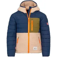 TROLLKIDS Kid's Romsdalen Jacket Giacca in pile Bambini (140, blu)