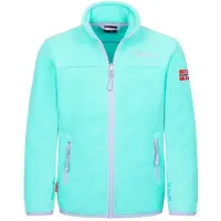 TROLLKIDS Girls Oppdal Jacket XT Giacca in pile Bambini (98, turchese)
