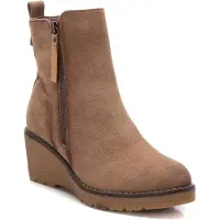 Refresh per donna. 17100902-TAUPE Stivaletti 171009 marrone (40), 5 a 8cm, Cerniera, Casual