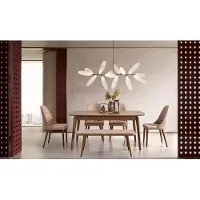 Xl Moebel Gmbh Tavolo da pranzo completo 4x sedie set sala da pranzo gruppo da pranzo legno tavolo 5pz