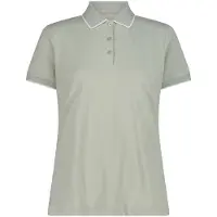 CMP Women's Polo Stretch Piquet Maglia polo Donna (46, grigio)