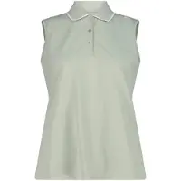 CMP Women's Polo Sleeveless Maglia polo Donna (36, grigio)