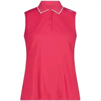 CMP Women's Polo Sleeveless Maglia polo Donna (48, fuchsia)