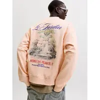 Jack & jones Felpa Stampa Sul Retro
