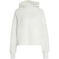 Adidas Women's Soft Lux Winter Knit Hoodie Felpa con cappuccio Donna (S, bianco)
