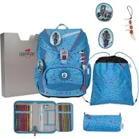 DERDIEDAS ErgoFlex Light Set di borse per la scuola 5 pezzi blu