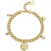 Brosway Bracciale sfera oro charm Chakra BHKB160 — Bracciale