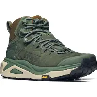 Hoka One One - Scarpe escursionismo in GORE-TEX - Kaha 3 GTX M Nettle Leaf/Barley Flour per Uomo in Poliestere Riciclato - Taglia 43 1/3 - Verde