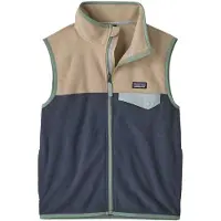 Patagonia Kid's Micro D Snap-T Vest Gilet in pile Bambini (L, blu)