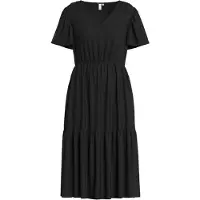 s.Oliver -qs Dress Black Taglia: 34 | Abiti Midi Outlet | Donna | Nero