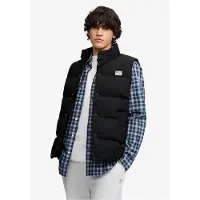 Superdry per uomo. M5012426A Gilet con cappuccio NON Everest nero (3XL), Casual, All'aperto, Nylon riciclato