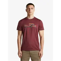 Icebreaker - T-shirt a maniche corte in lana merino - M 150 Tech Lite SS Tee Transportage Port per Uomo - Taglia M - Bordeaux